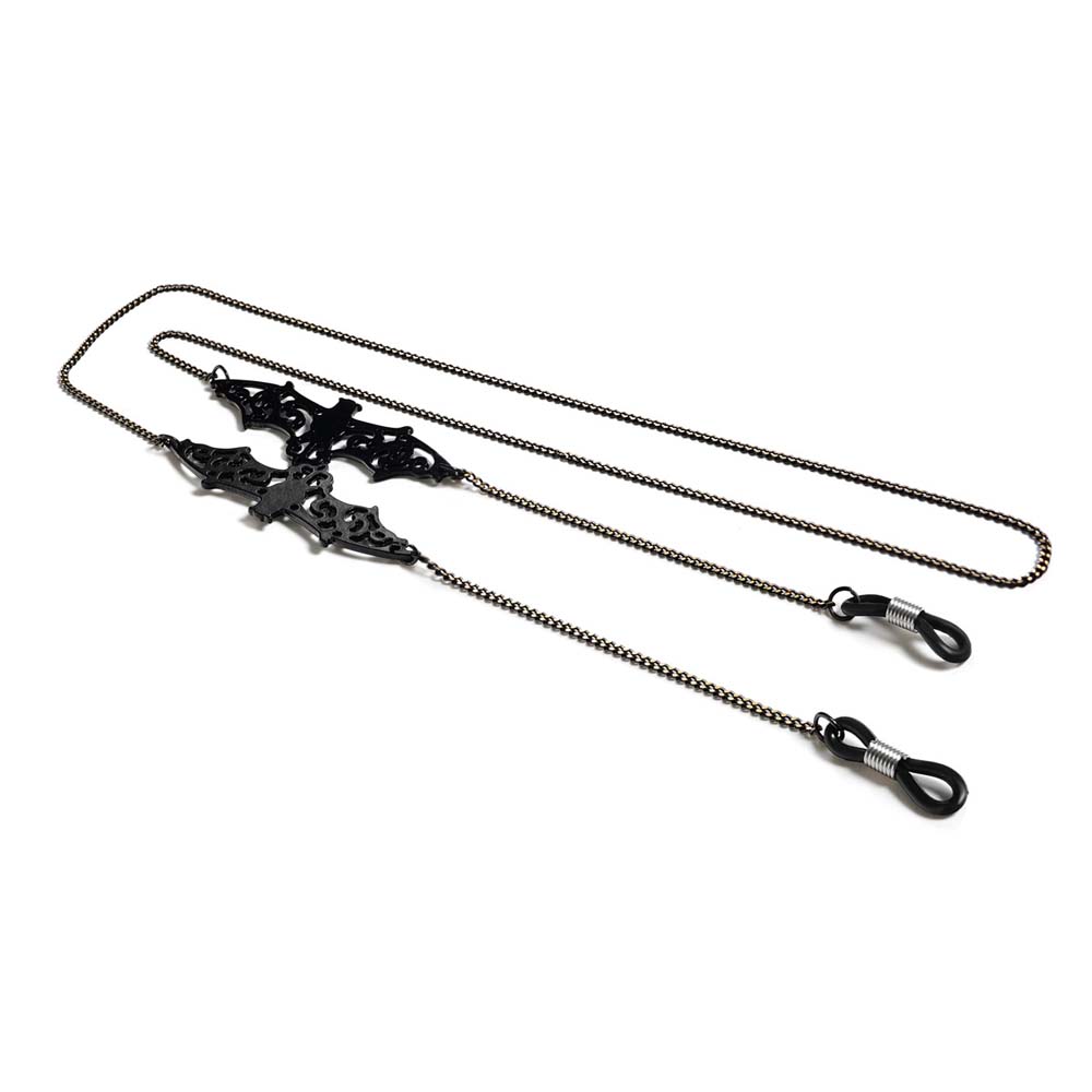 Anti-lost Trendy Retro Hollow  - Mask Chain Holder ulasan dan harga