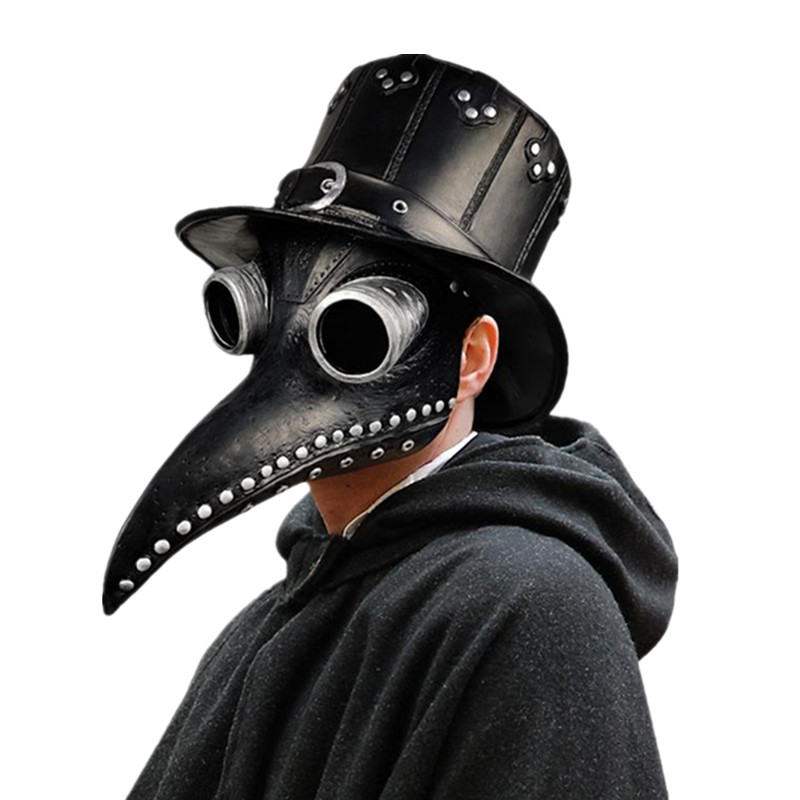 Halloween Black Rubber Plague  - Disposable Surgical Mask ulasan dan harga