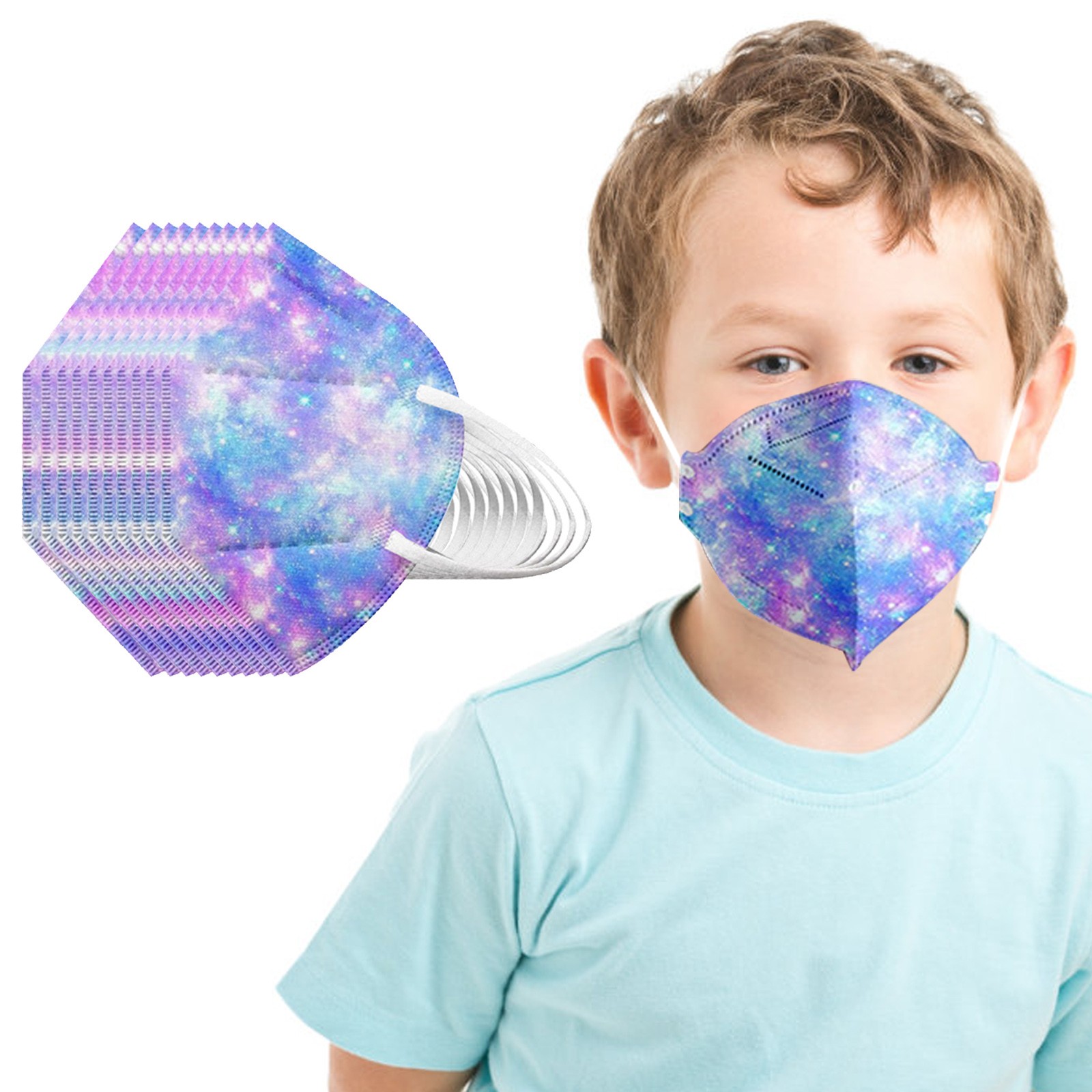 Galax Print Face Mask Kids Dis - Kids Face Mask ulasan dan harga