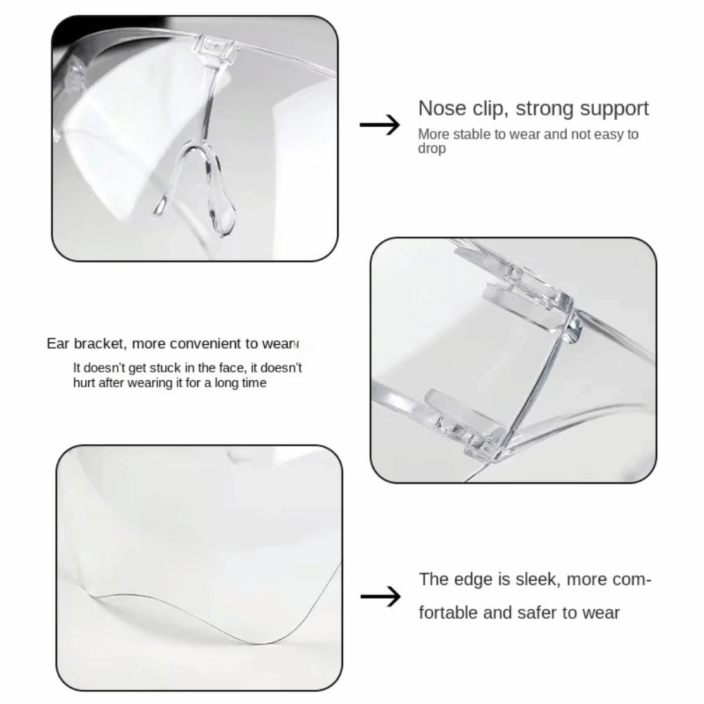 Anti Fog Full Face Mask Transp - Anti Pollution Mask ulasan dan harga