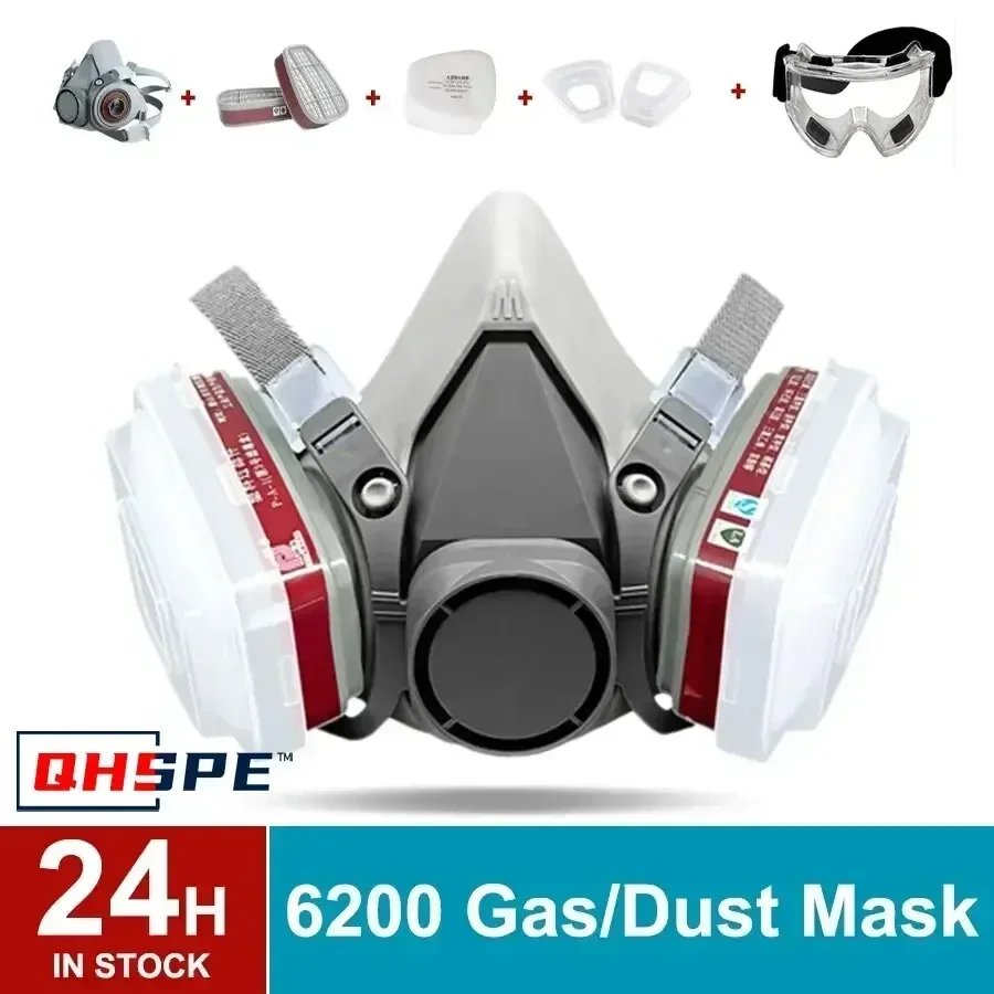 6200 Reusable Half Face Respir - Dust Mask Construction ulasan dan harga